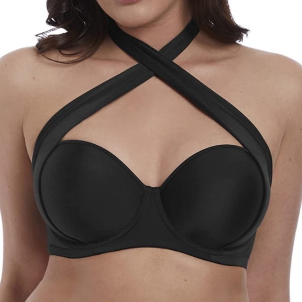 Freya Multi-way Bikini Top Black Swim